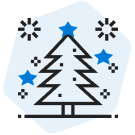 Новогодние украшения для сайта -  