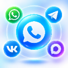 Кнопка связи через мессенджеры (Заказ звонка, Max, Telegram, VK, WhatsApp и другие.) -  