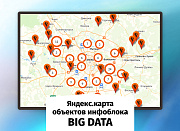 whatAsoft: Яндекс.карта объектов инфоблока Big Data -  