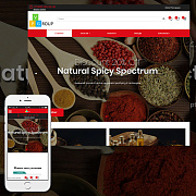 Pvgroup.Food - Интернет магазин специй, продуктов. Начиная со Старта с конструктором дизайна №60161 - Готовые интернет-магазины