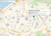 Яндекс.карта объектов инфоблока -  