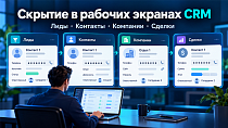 Скрытие номеров для сотрудников: веб и мобильное приложение - CRM