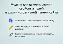 INRAISE: Декоратор свойств и полей для администраторов и контент-менеджеров - Для разработчиков