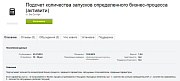 Подсчет количества запусков определенного бизнес-процесса (активити) -  