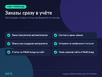 IDETA: Интеграция с МойСклад - Интеграция