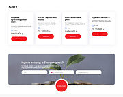 Адепо. Лендинг. Бухгалтерские услуги - Готовые сайты