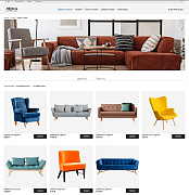 АйПи Диван - сайт-каталог мягкой и корпусной мебели с формой заказа - Готовые сайты