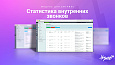 Статистика внутренних звонков -  