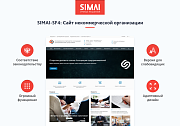 SIMAI-SF4: Сайт некоммерческой организации - адаптивный с версией для слабовидящих - Готовые сайты