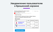 Ловец брошенных заказов + отправка брошенных корзин. Повышение конверсии сайта и продаж -  